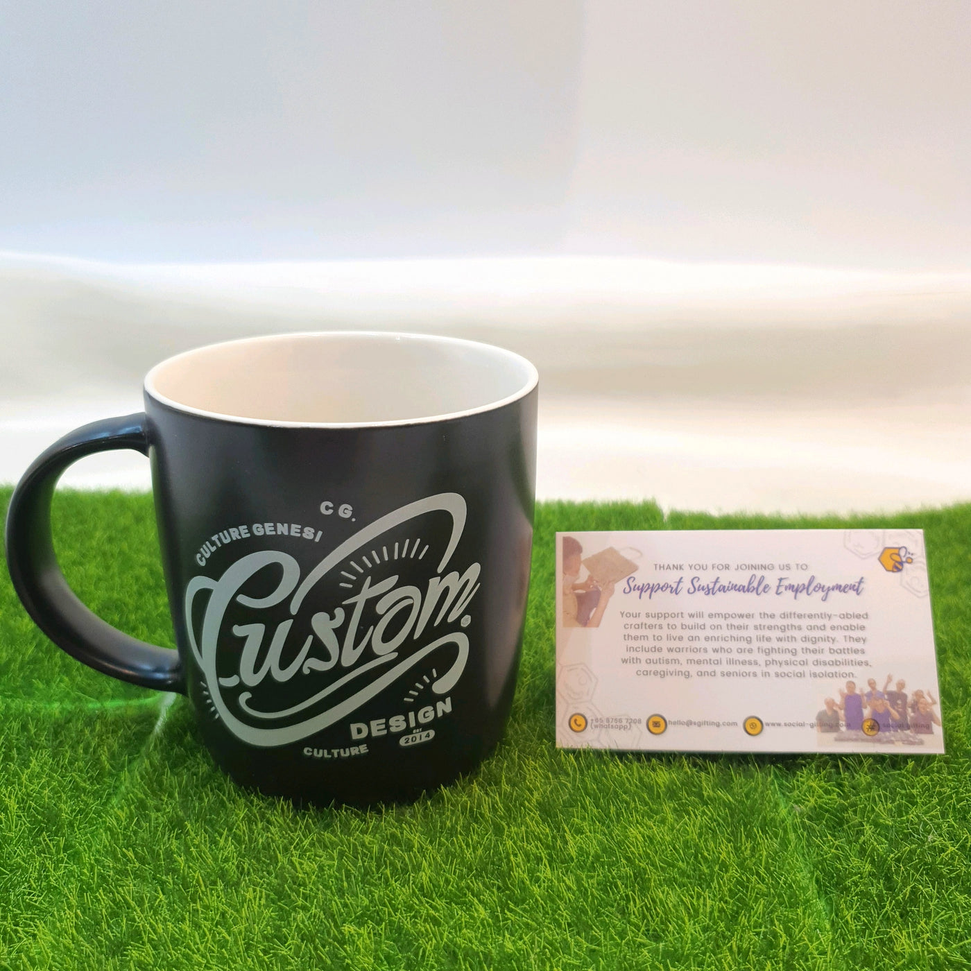 Logo Customised Ceramic Mug (45 Days Pre-Order)