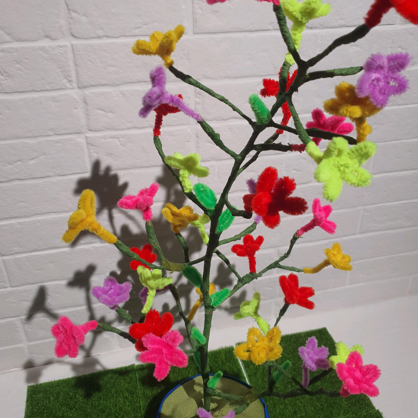 Pipe-Cleaner Potted Flowers