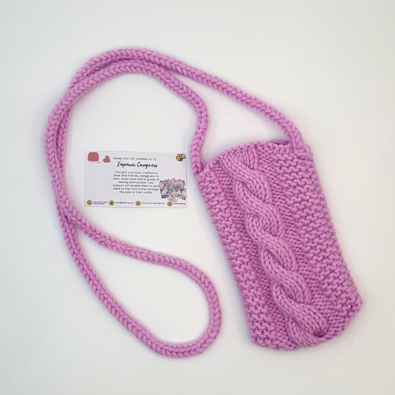 Hand-Knitted Phone Sling Bag