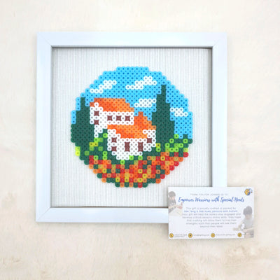 Assorted Hama Beads with Wooden Frame (20 x 20cm)