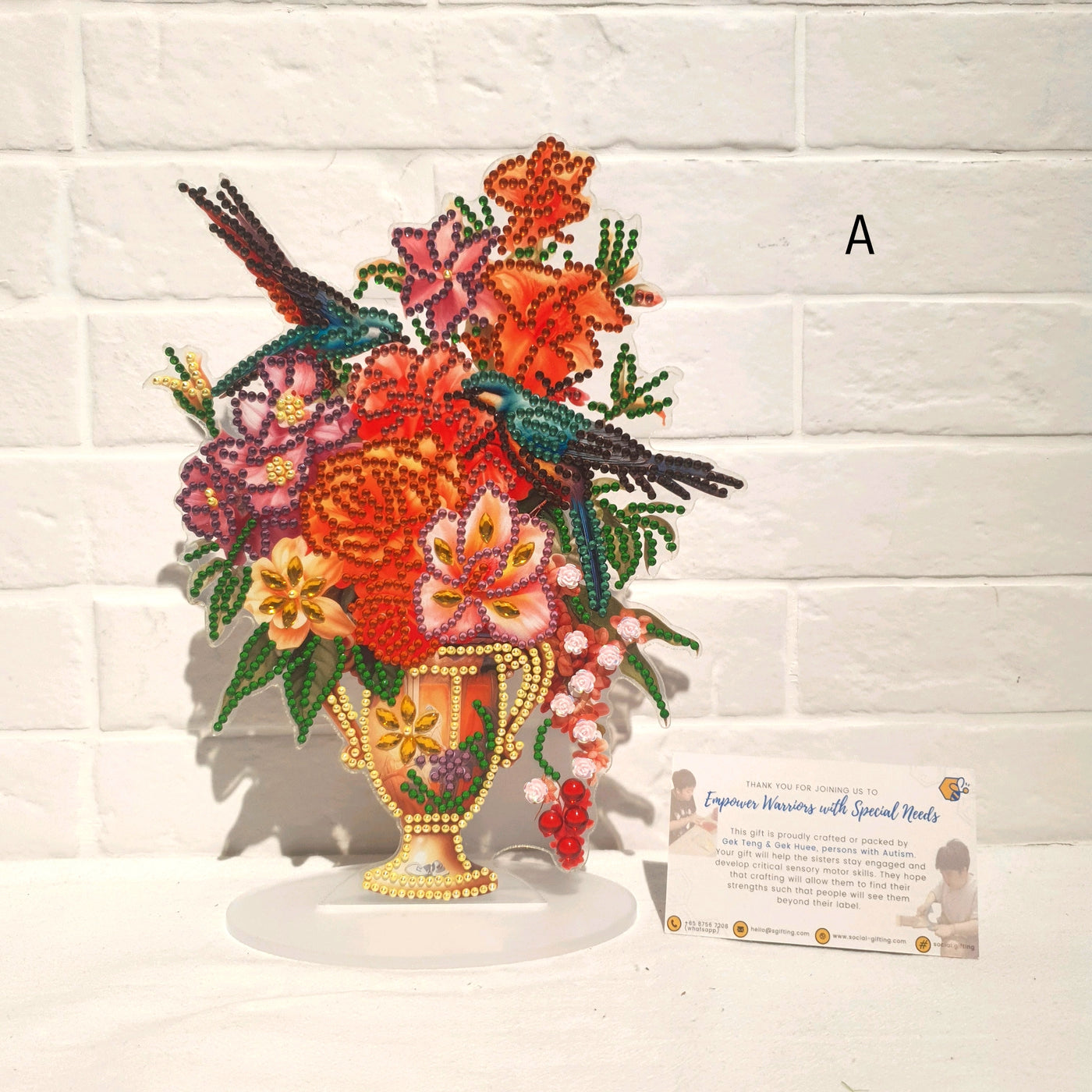 Diamond Art Stand (Flower Vase)