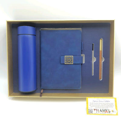 Gift Set - A5 Notebook + Thermal Flask + Pen + Pen Refill