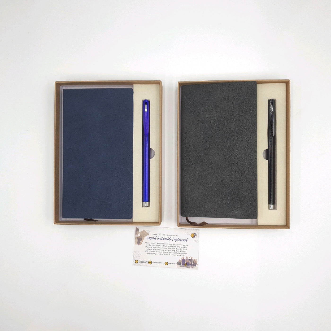 A6 PU Leather Notebook with Pen and Box