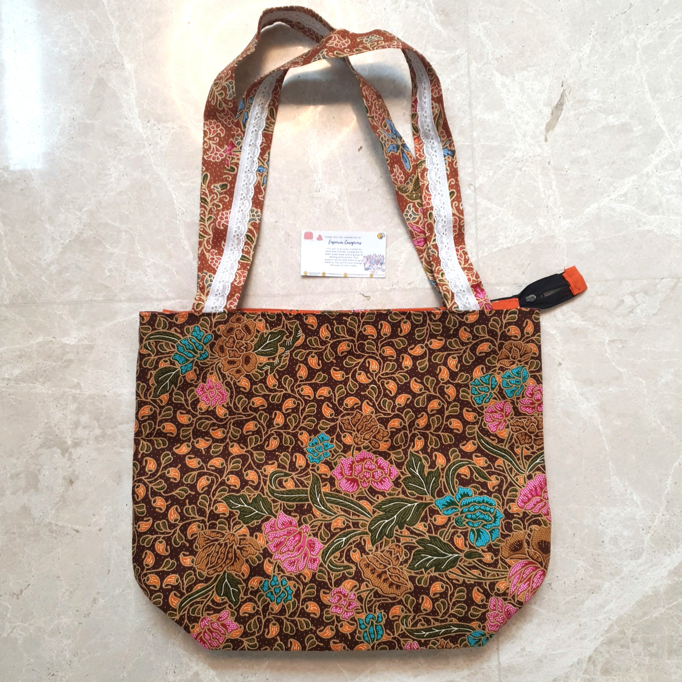 Batik Patchwork Tote Bag