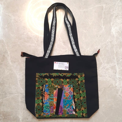 Batik Patchwork Tote Bag