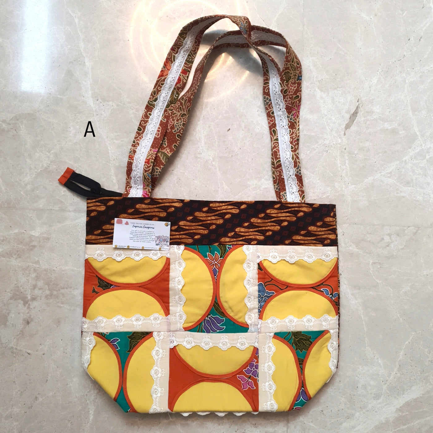 Batik Patchwork Tote Bag