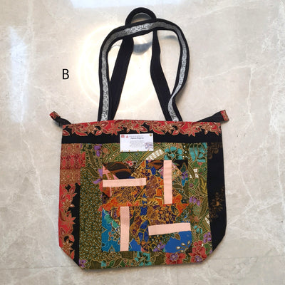 Batik Patchwork Tote Bag