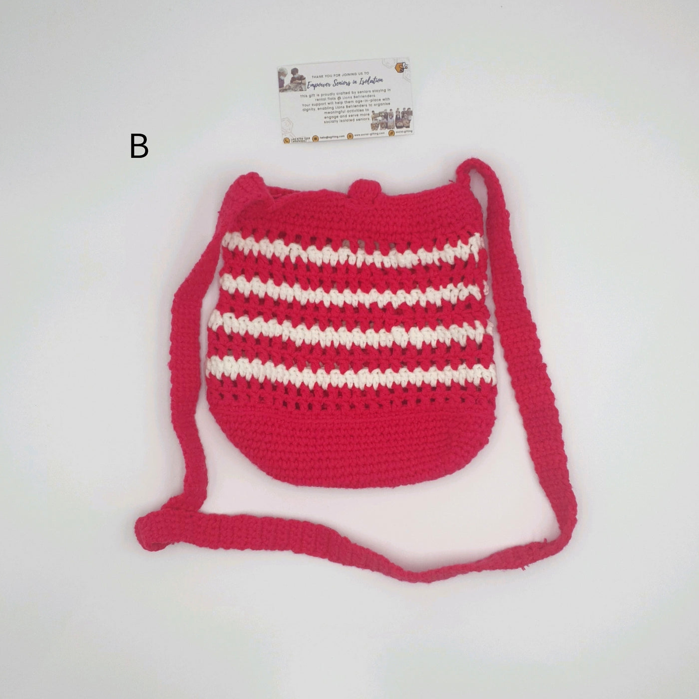 Hand Crocheted Bag with Sling