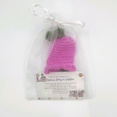 Hand Crocheted Key Fob Holder