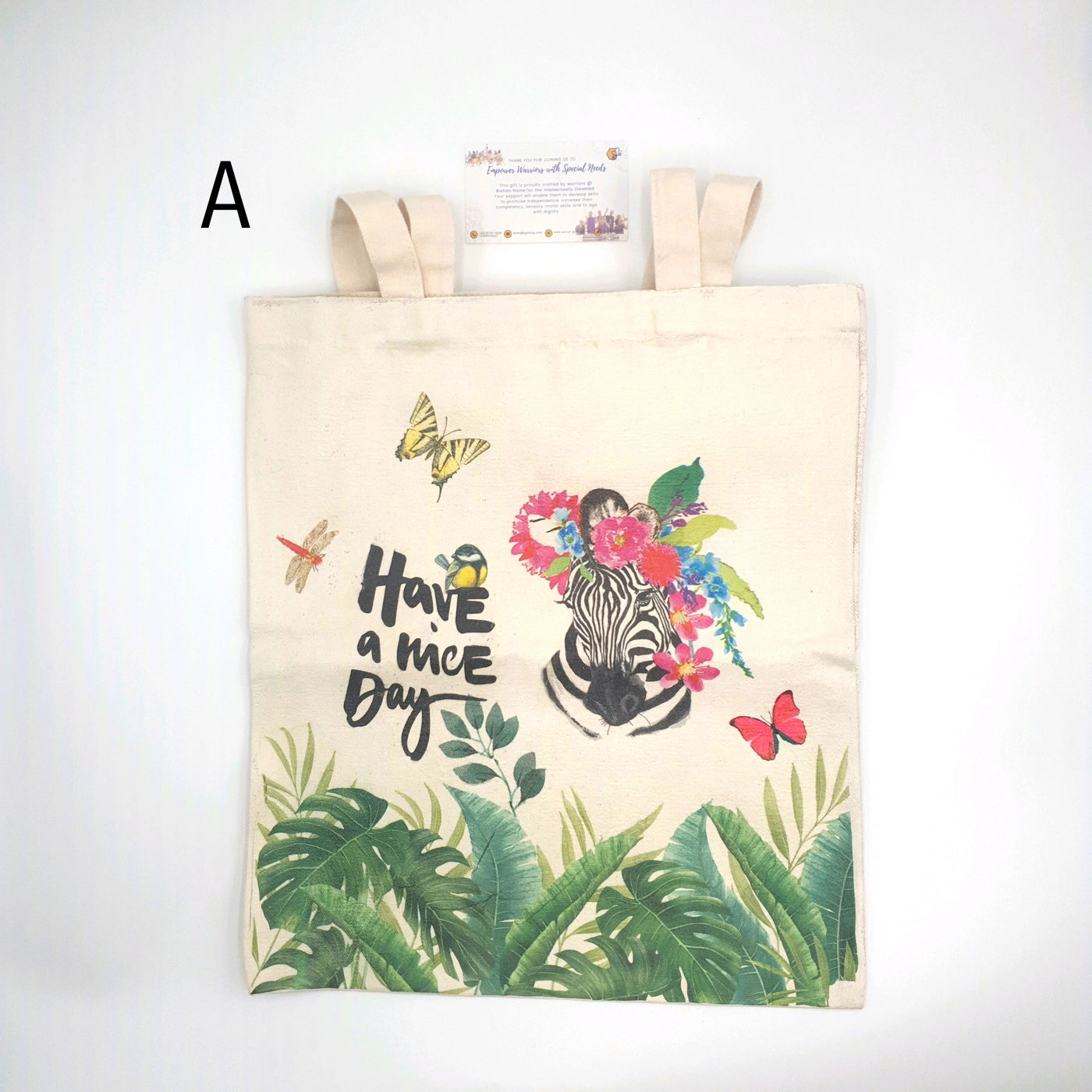 Decoupage Tote Bag