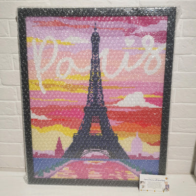 Effiel Tower Diamond Art with Frame