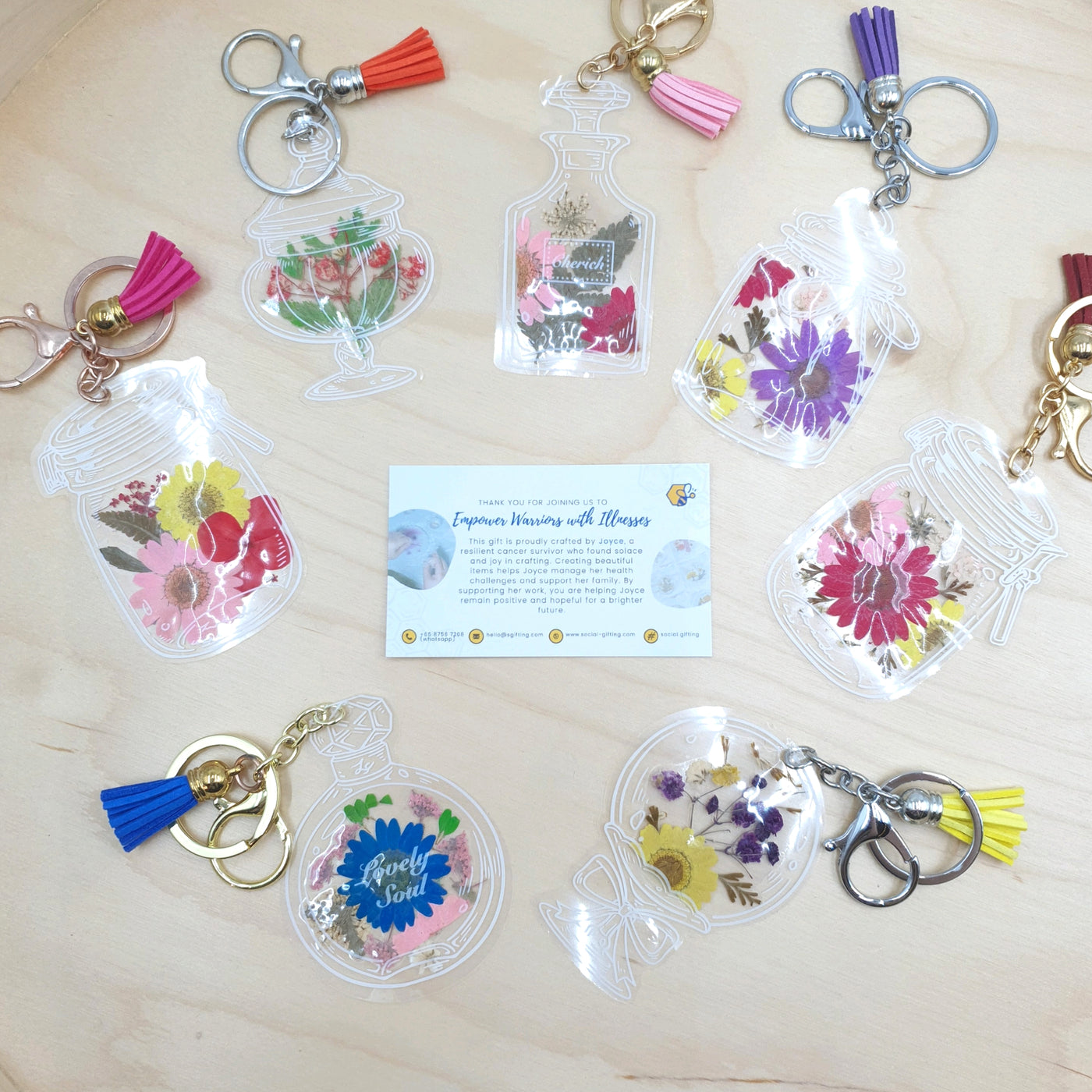 Herbarium Keychain