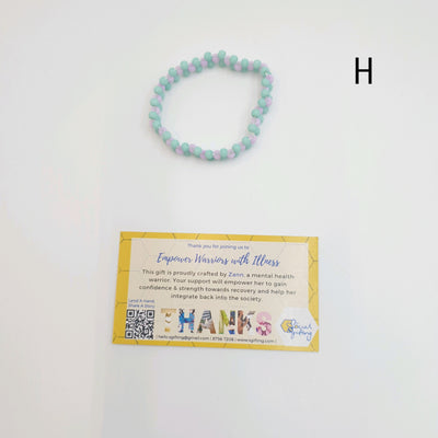 Pastel Beaded Patterned Bracelet