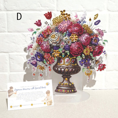 Diamond Art Stand (Flower Vase)