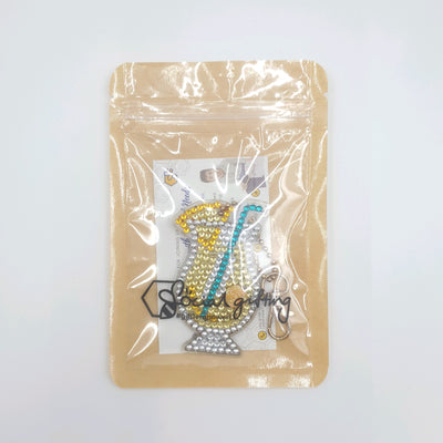 Cocktail Diamond Art Keychain