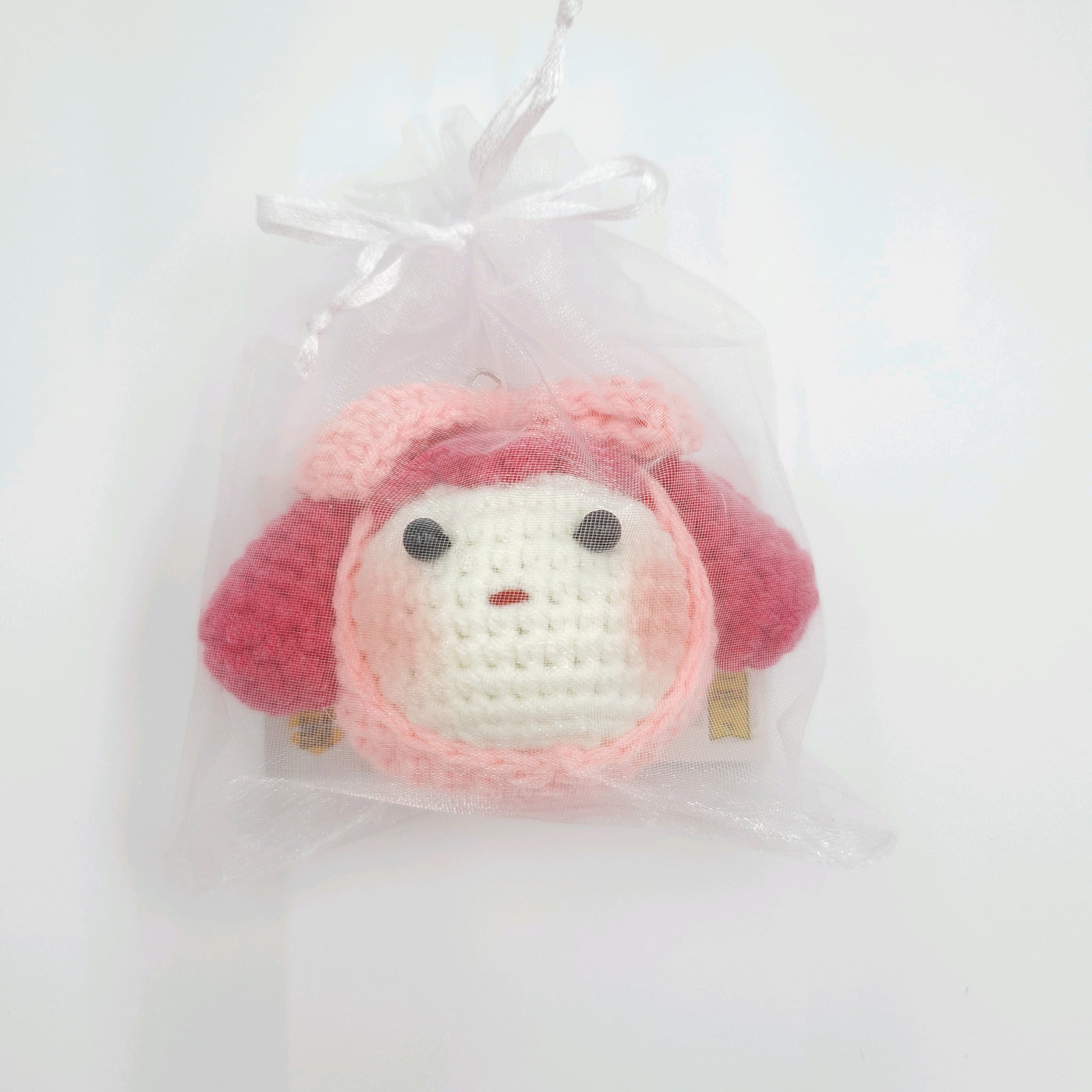 Hand Crocheted Doll Keyring