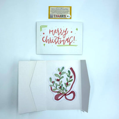 Handmade Christmas Envelope (Shantini)