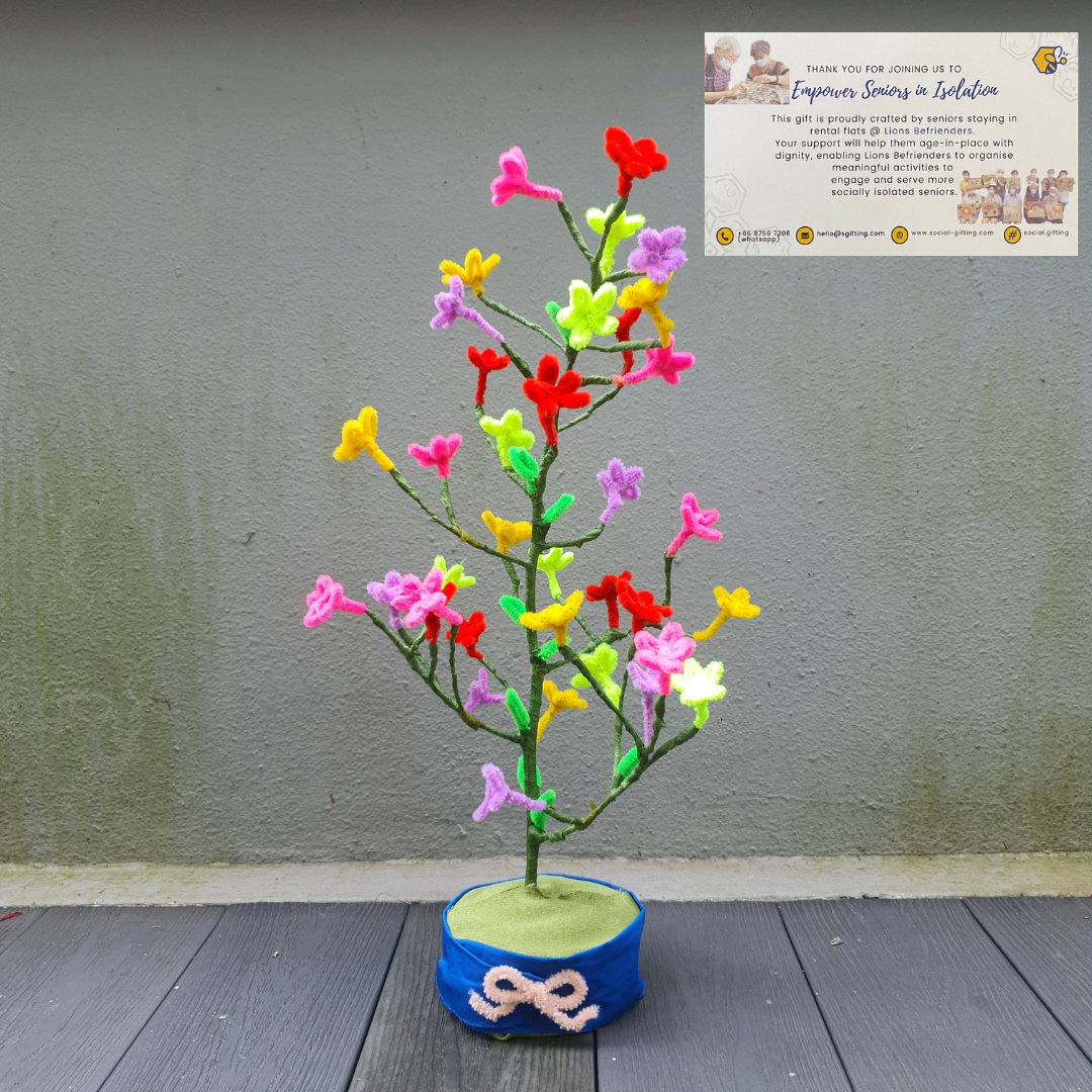 Pipe-Cleaner Potted Flowers