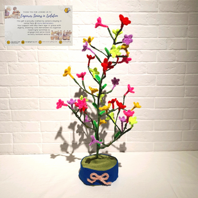 Pipe-Cleaner Potted Flowers