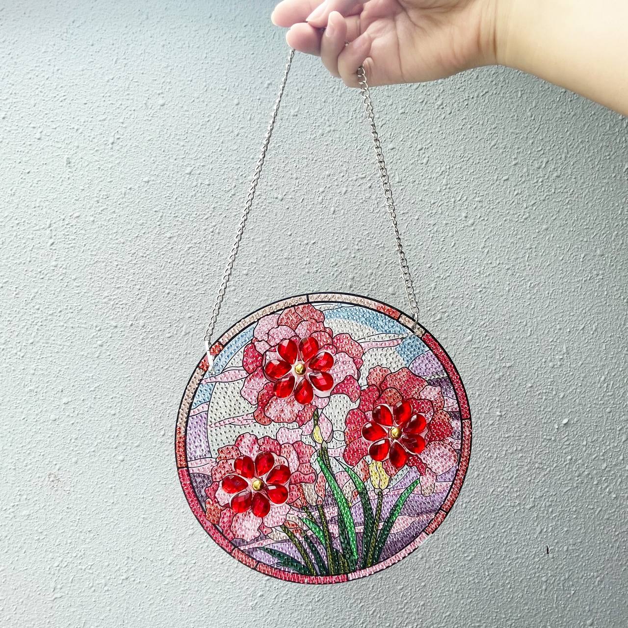 Hanging Flower Diamond Art