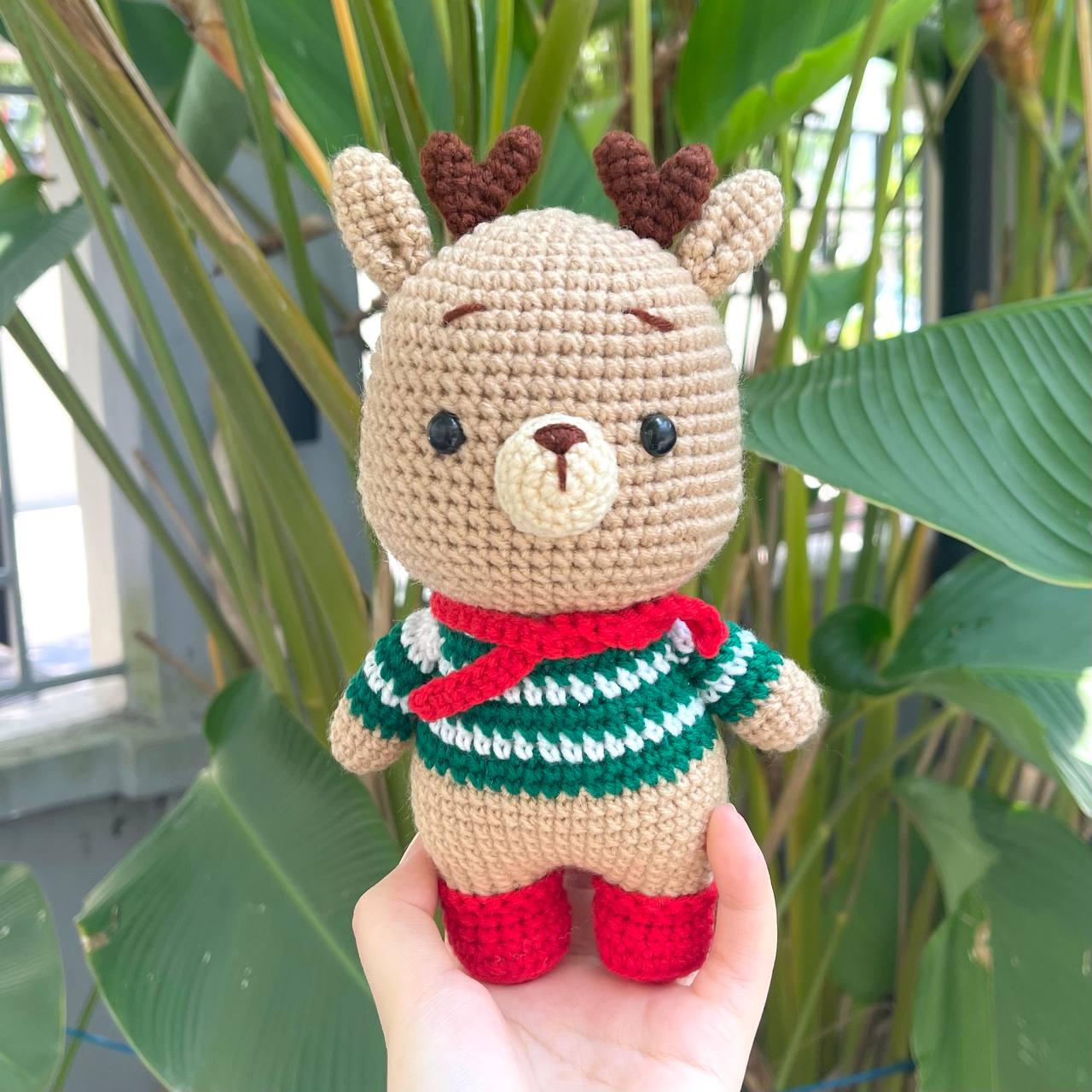 Hand Crocheted Christmas Reindeer